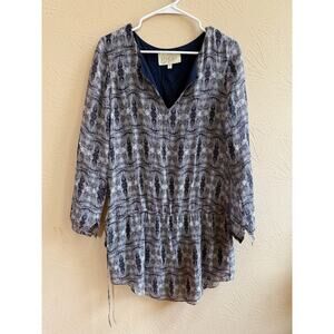 100% Silk Rory Beca Top Size Small